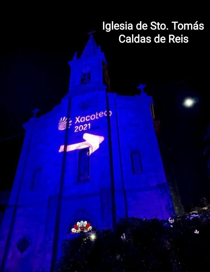 Pension Atenea Pilgrims カルダス・デ・レイス エクステリア 写真